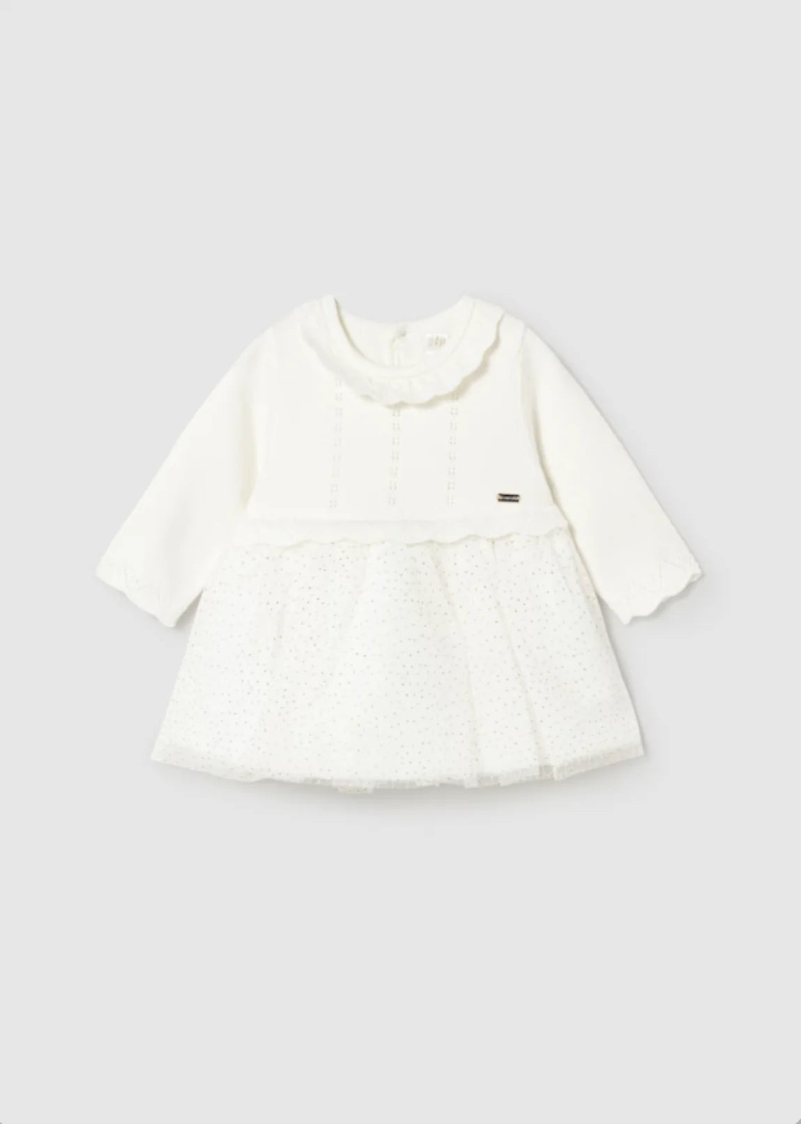 Baby Girls Knit Tulle Dress
