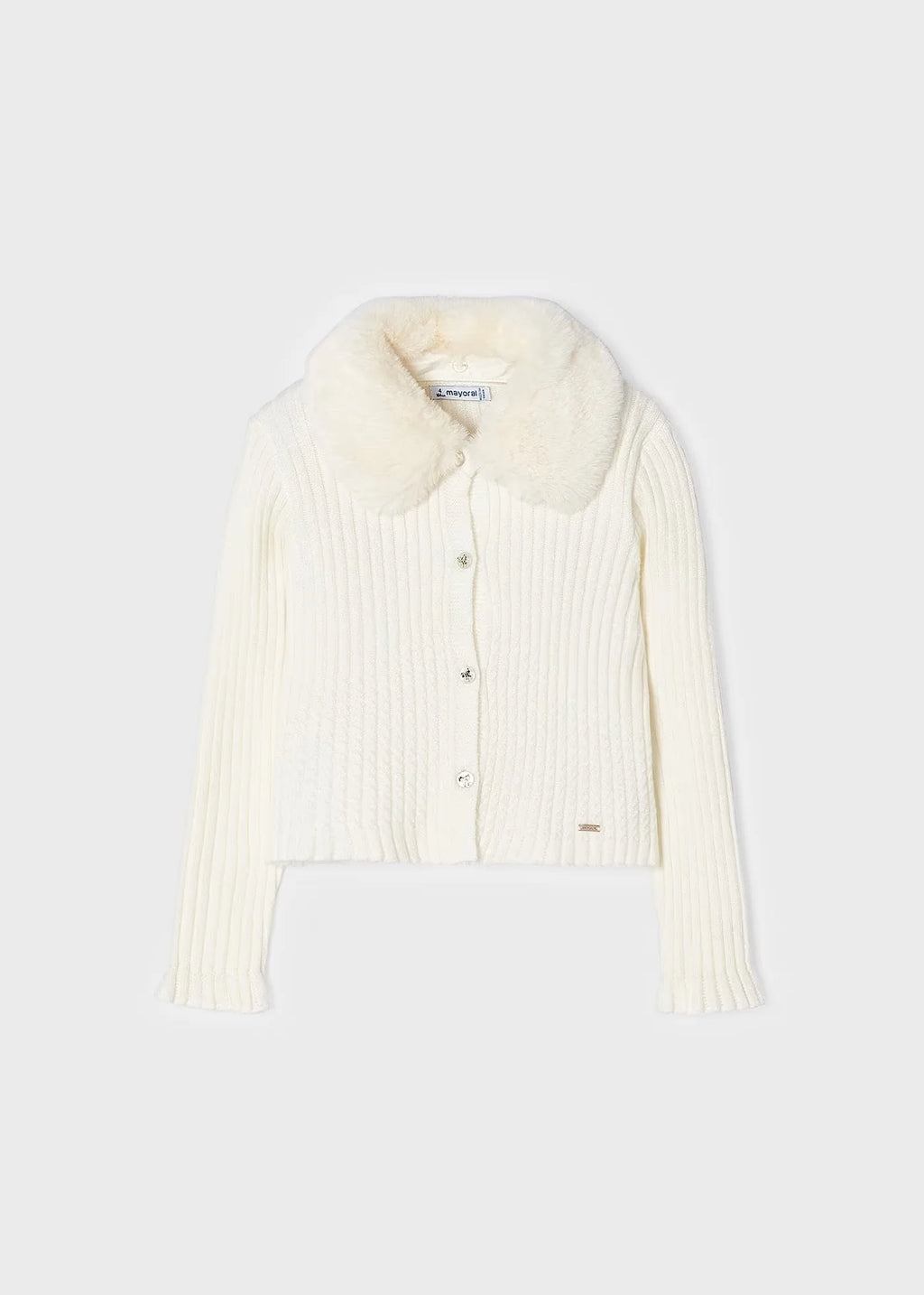Girls Ivory Cardigan