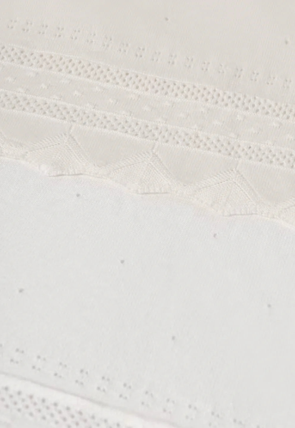 Off White Knit Blanket