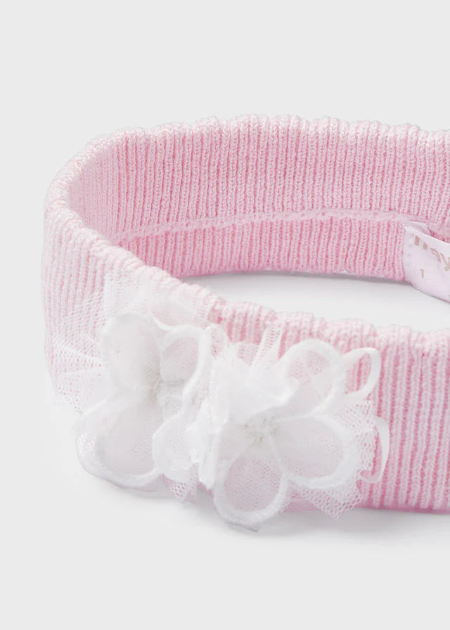 Pink Flower Headband