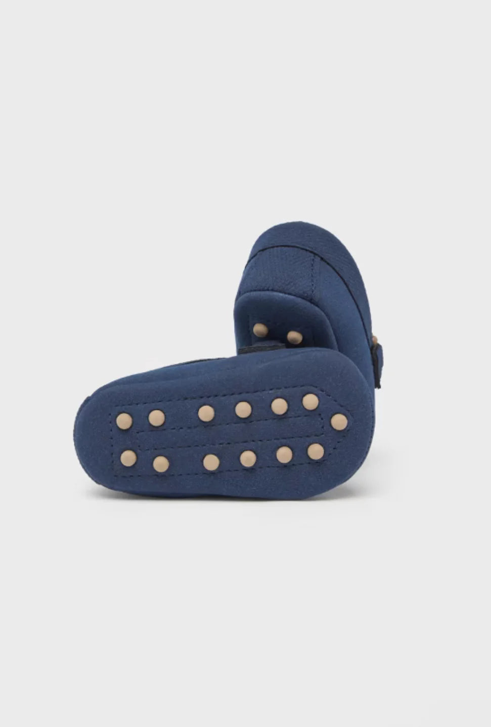 Baby Boys Navy Moccasins