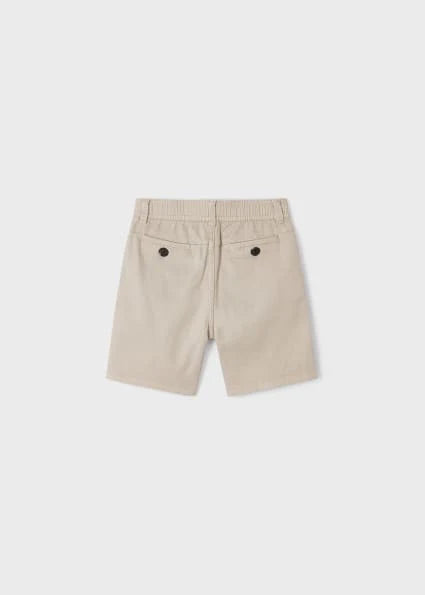 Ivory Cotton Shorts
