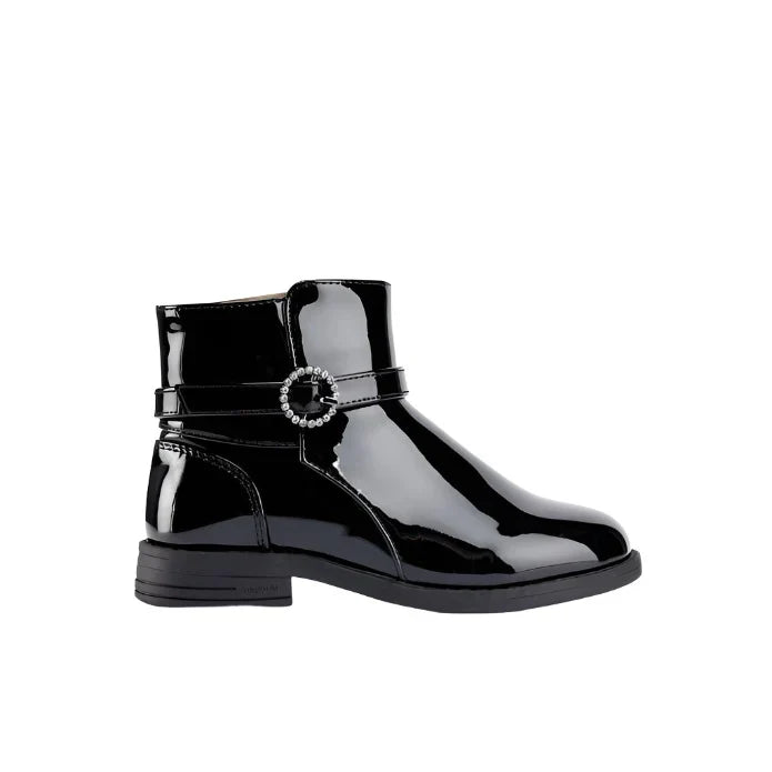 Girls Black Ankle Boots