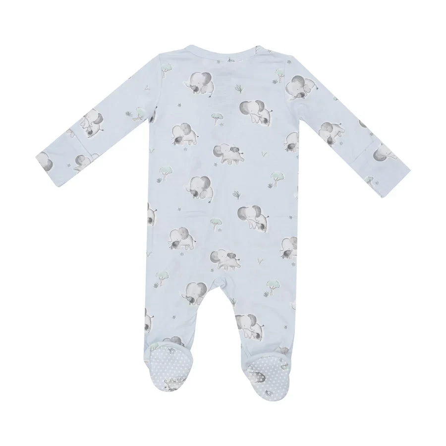 Boys Elephants Bamboo Footie