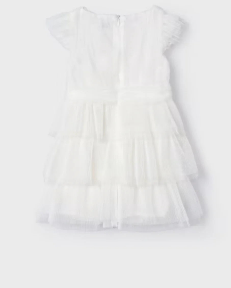 Girls Pleated Tulle Dress