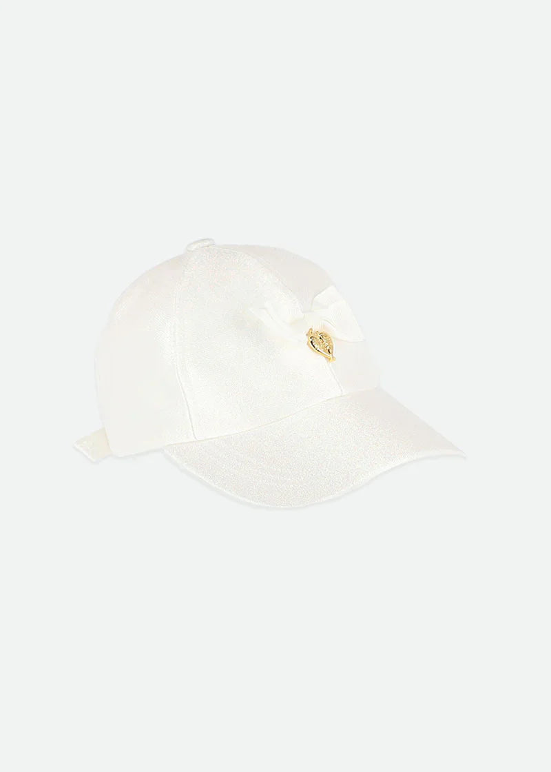 Girls White Cap