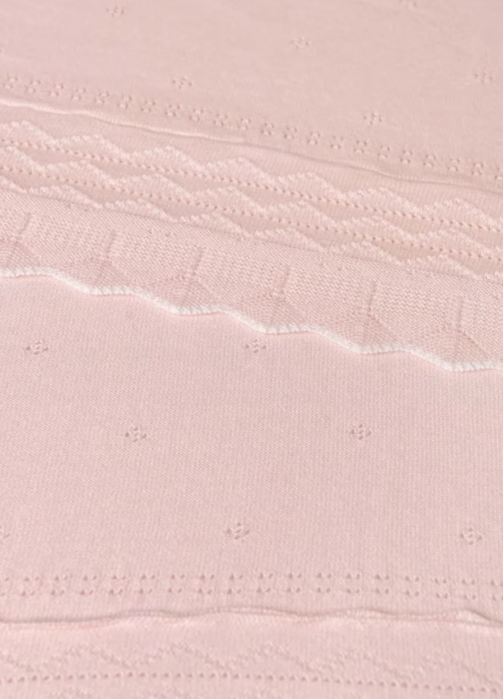 Pink Knit Blanket