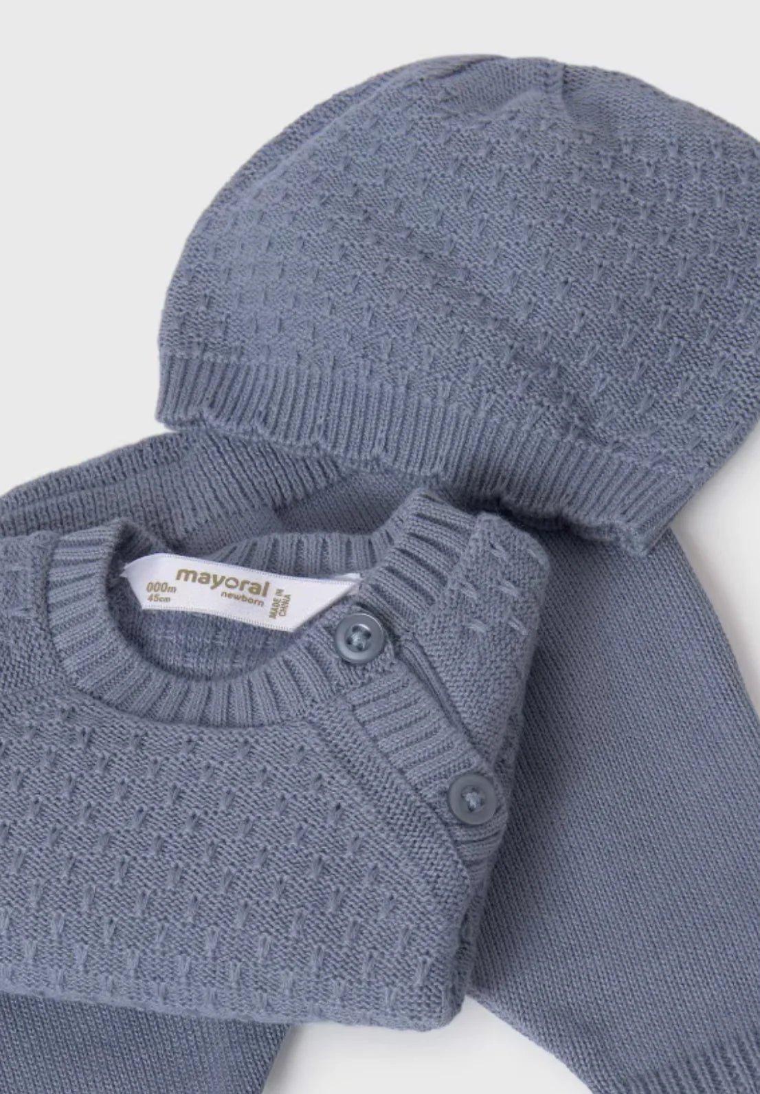 Baby Boys Blue Knit Set