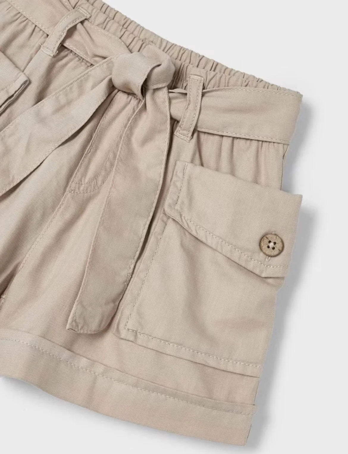 Girls Beige Shorts