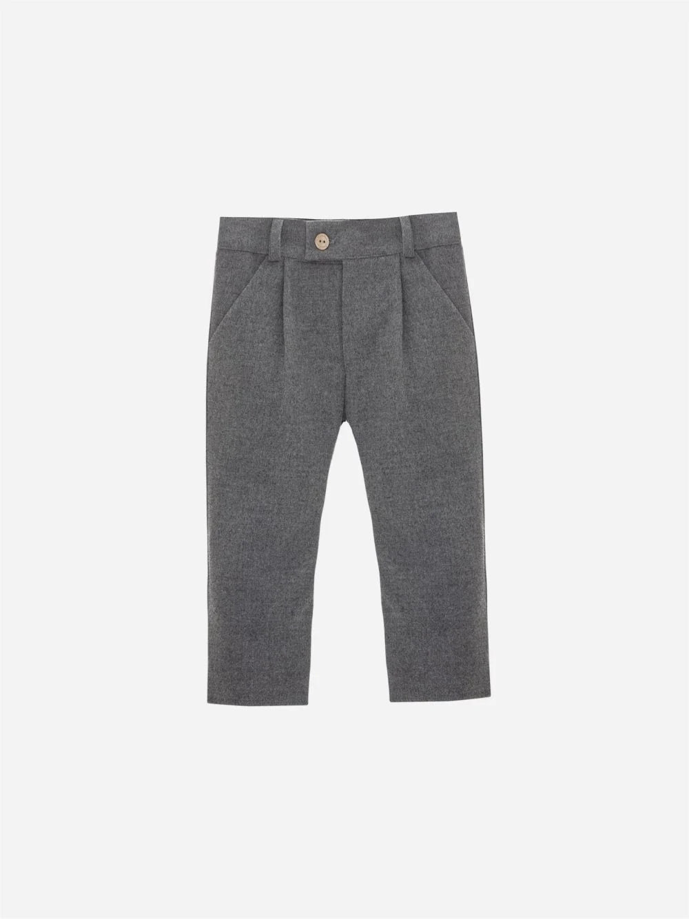 Grey Check Flannel Blazer Set