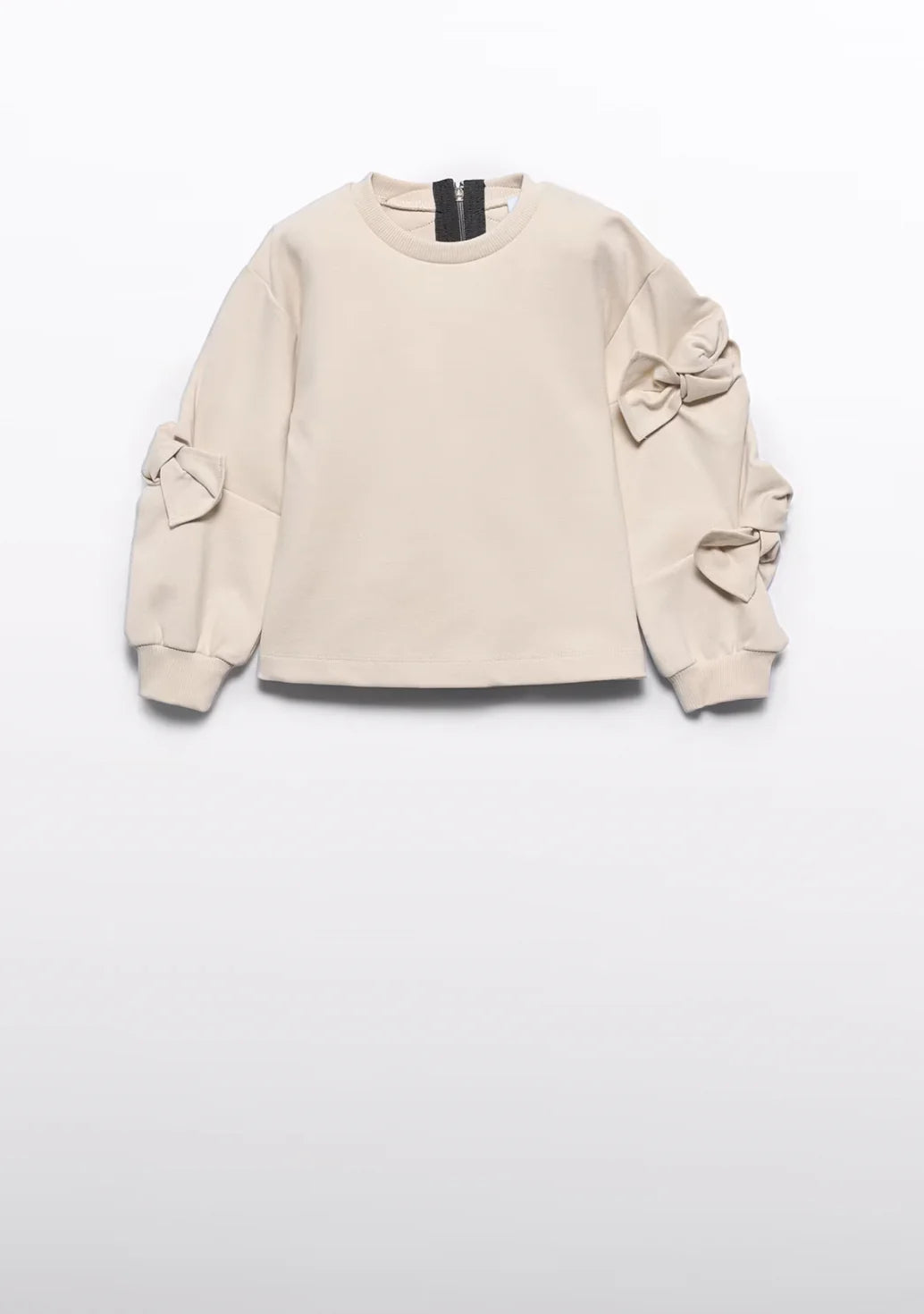 Girls Bow Detail Sweatshirt