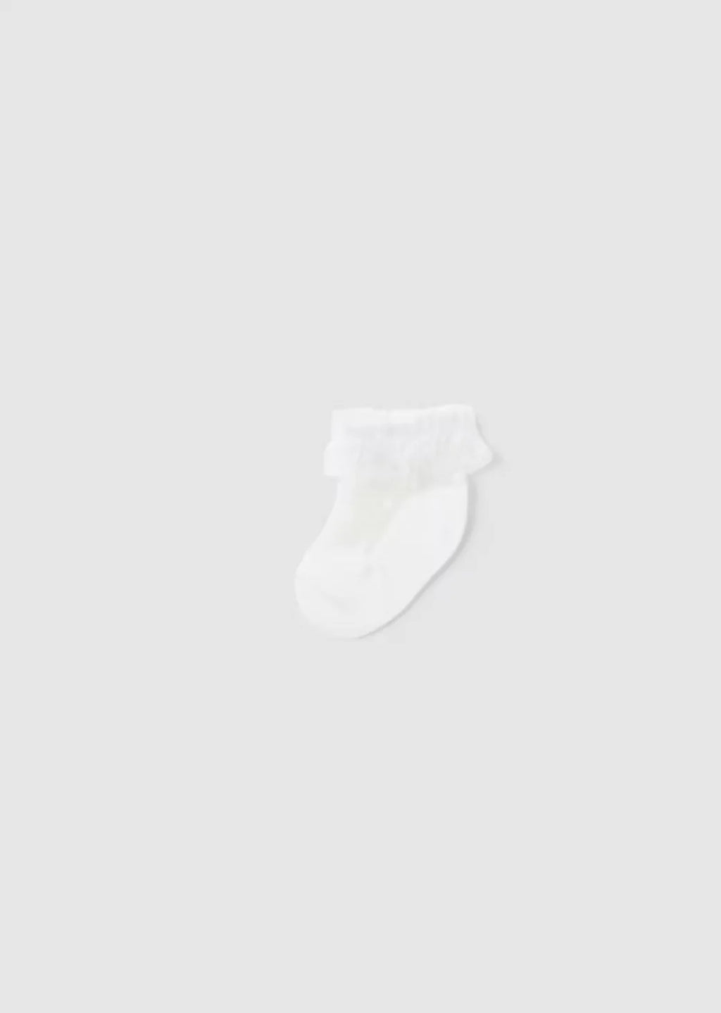 Baby Girls White Tulle Socks