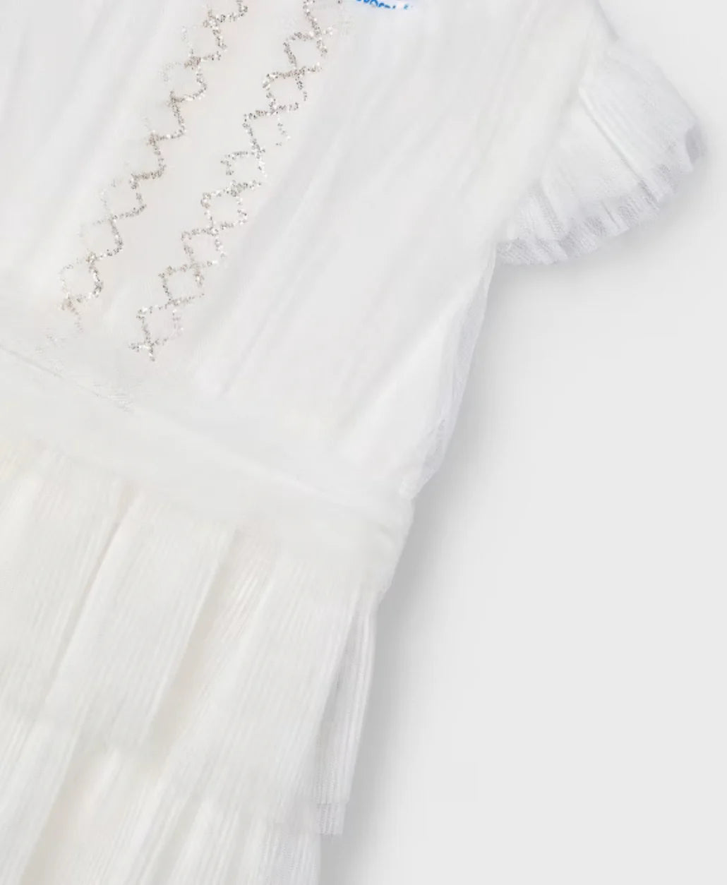 Girls Pleated Tulle Dress