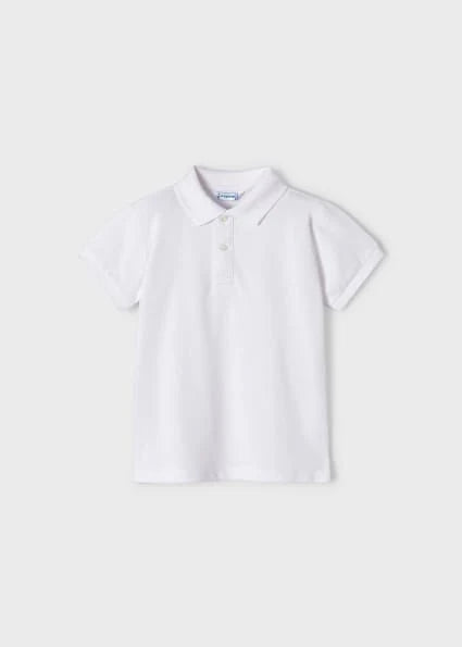 Boys White Polo Shirt