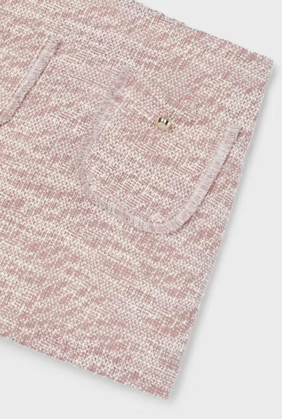 Girls Tweed Top & Skort Set