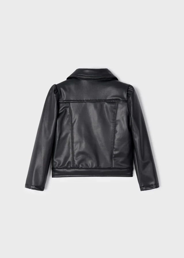 Black Faux Leather Jacket