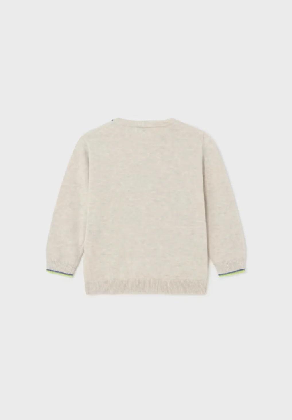 Baby Boys Beige Knit Sweater