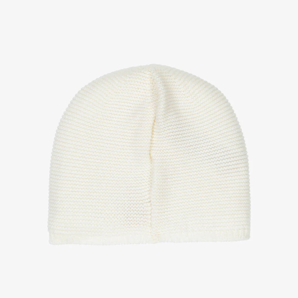 Ivory Cotton Knit Babysuit Set