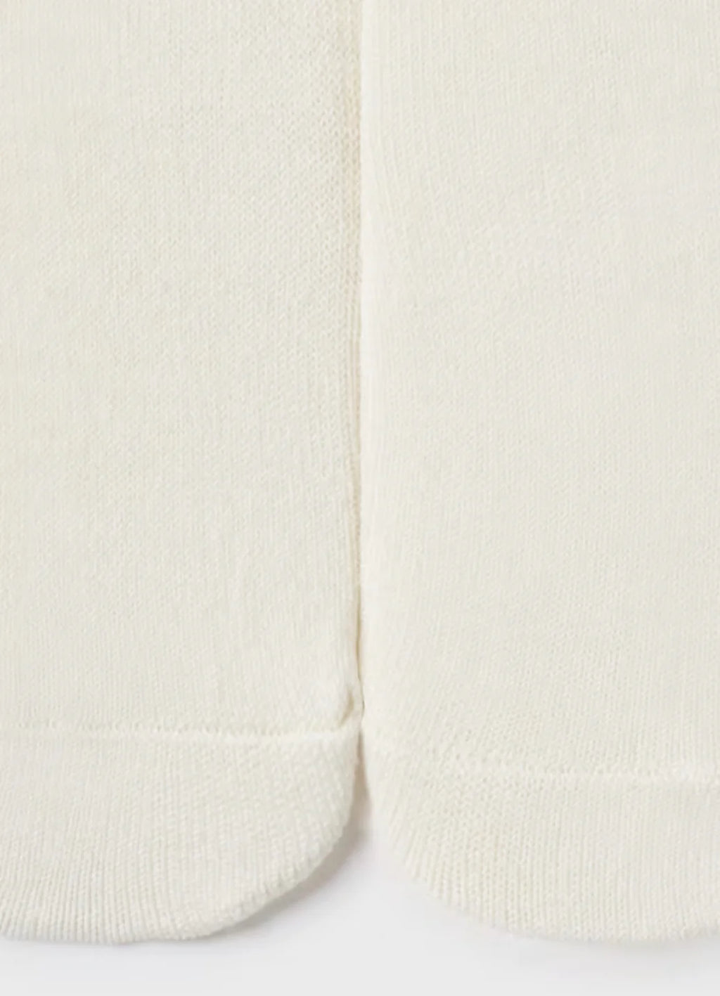 Baby Girls Off White Cotton Tights