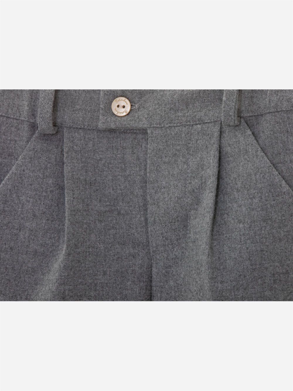 Grey Check Flannel Blazer Set