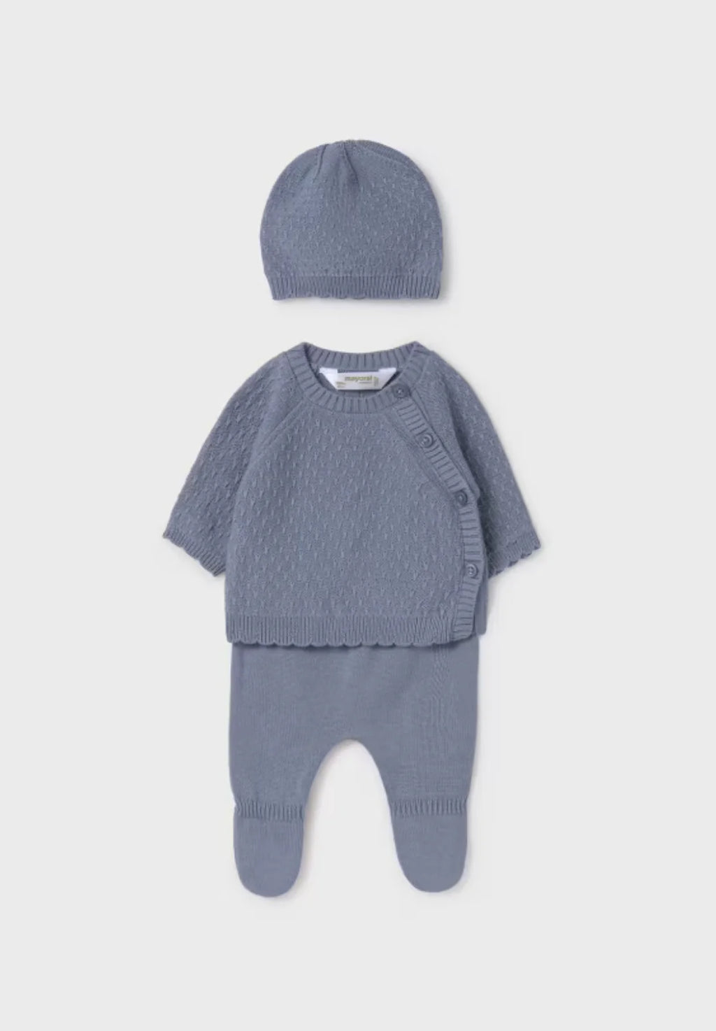 Baby Boys Blue Knit Set