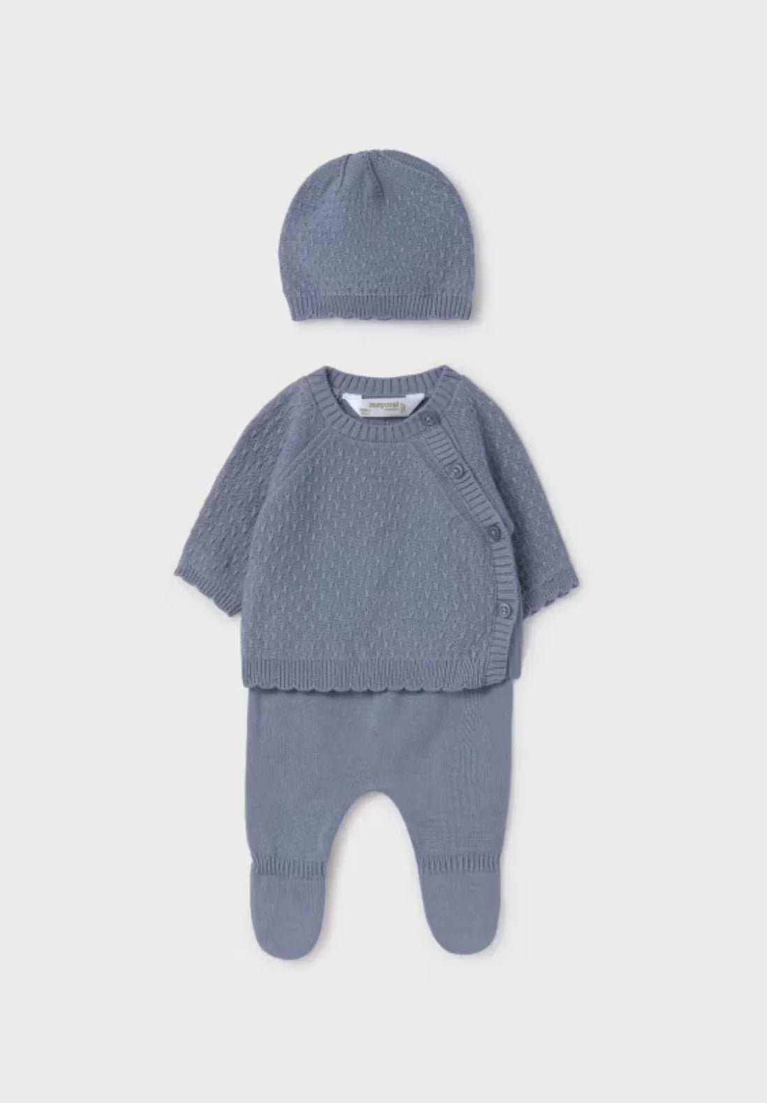 Baby Boys Blue Knit Set
