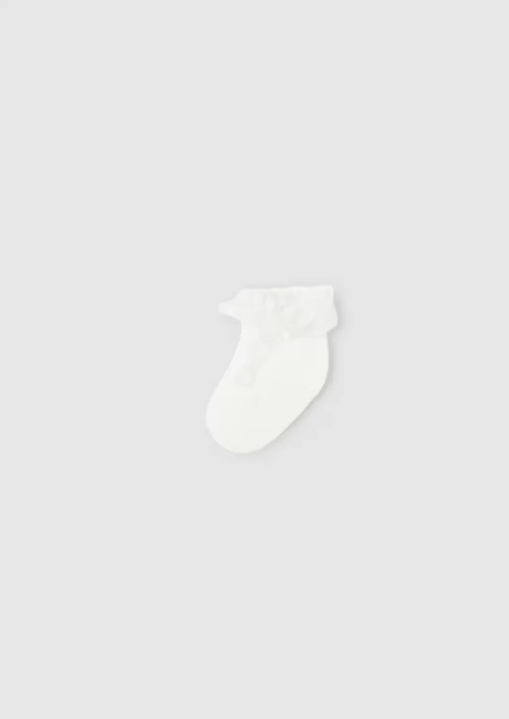 Baby Girls Off White Tulle Socks