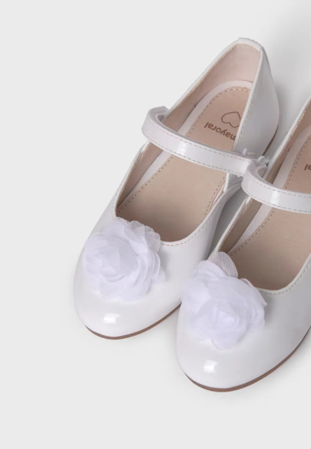 Girls White Mary Jane Shoes