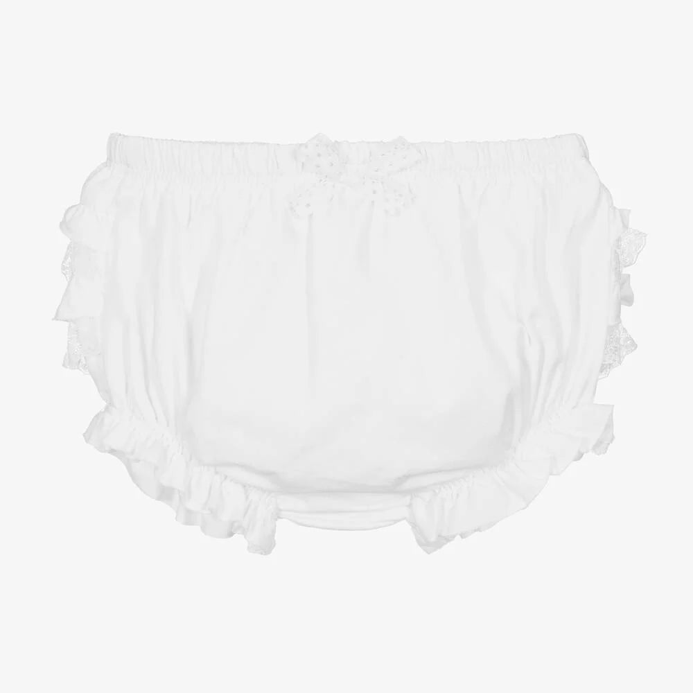 Baby White Cotton Knickers