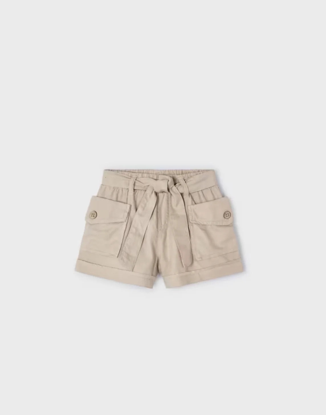 Girls Beige Shorts