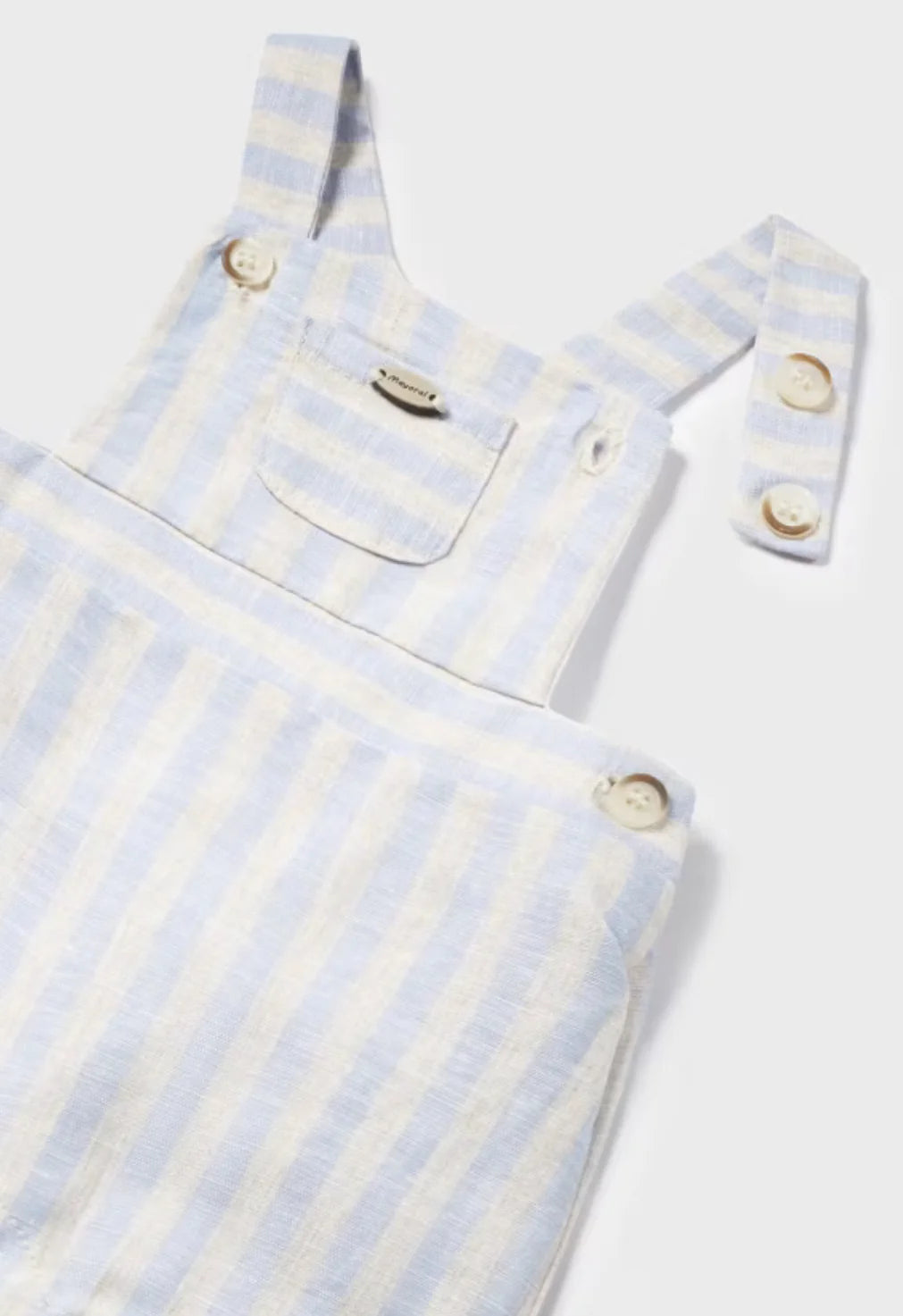 Baby Boys Linen Stripe Set
