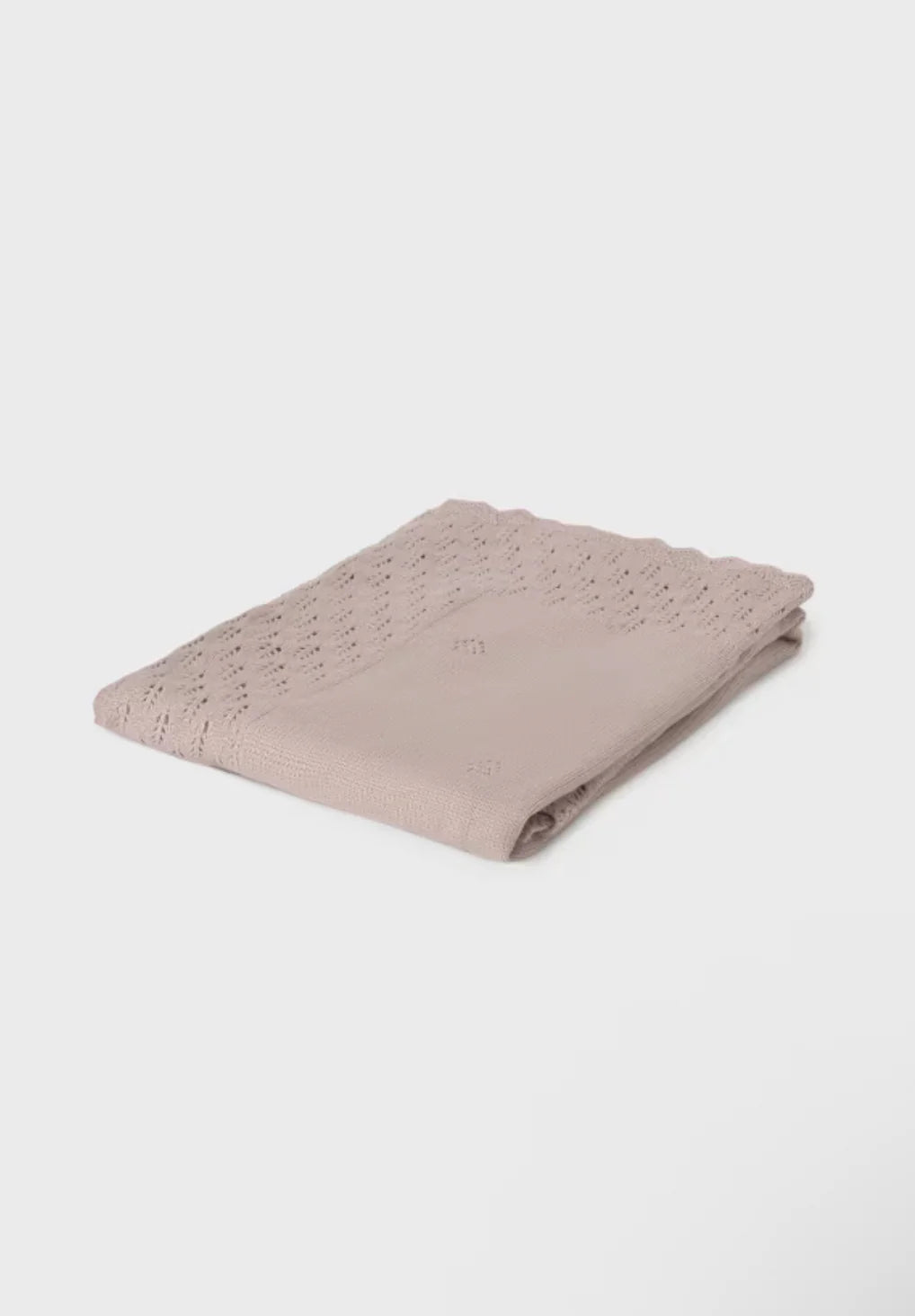 Beige Knit Blanket
