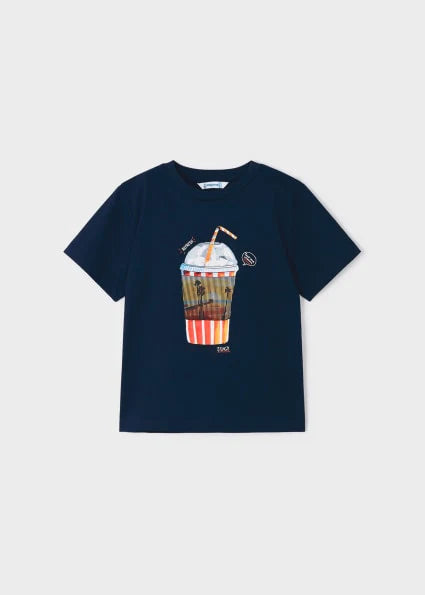 Navy Cotton T-Shirt