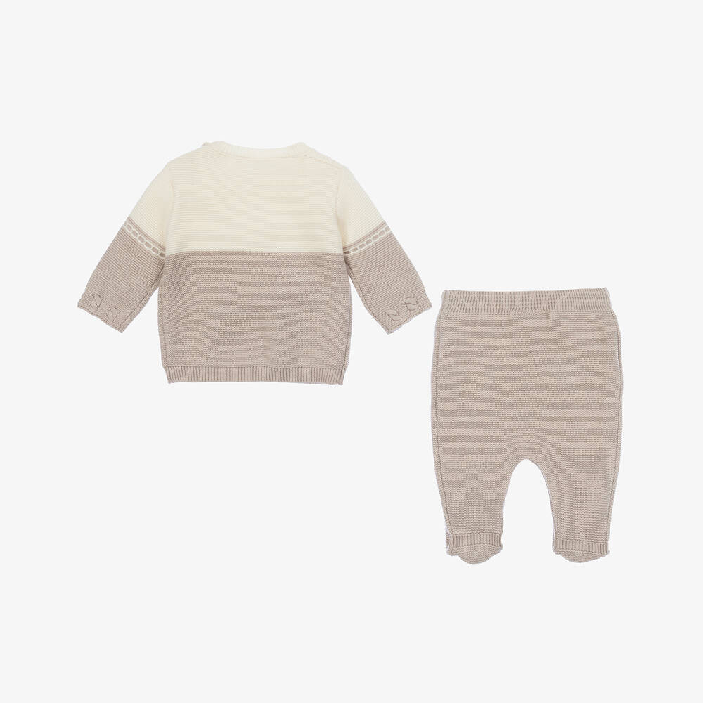Newborn Beige Knit Set