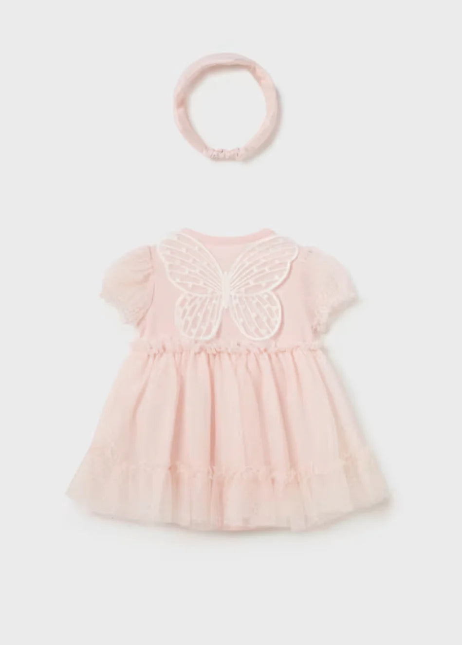 Pink Tulle Dress Set