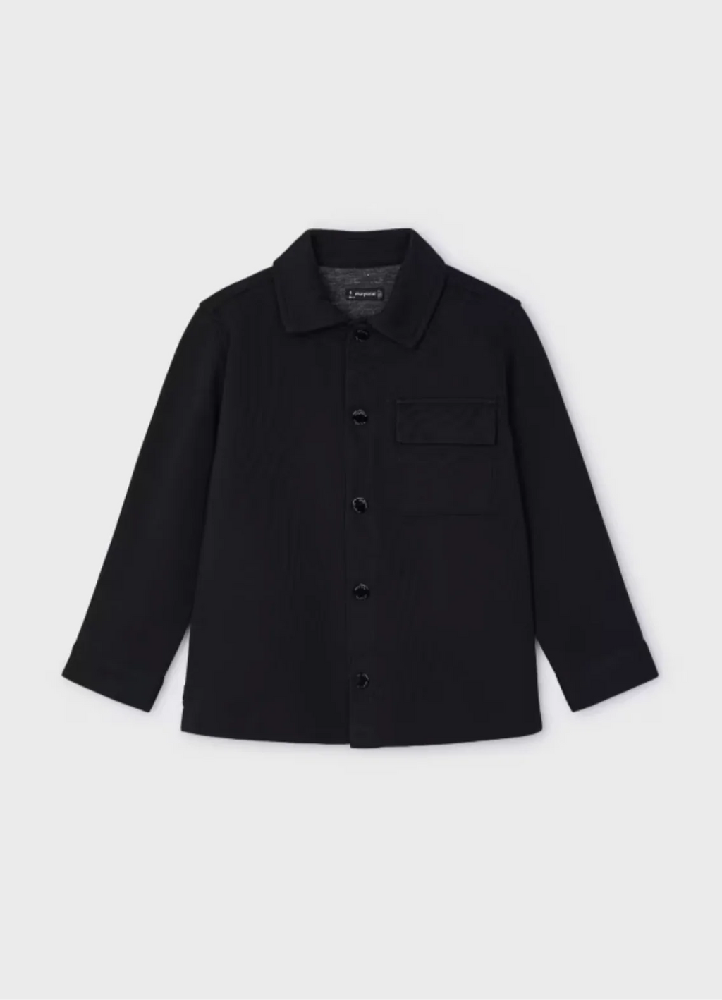 Boys Black Overshirt