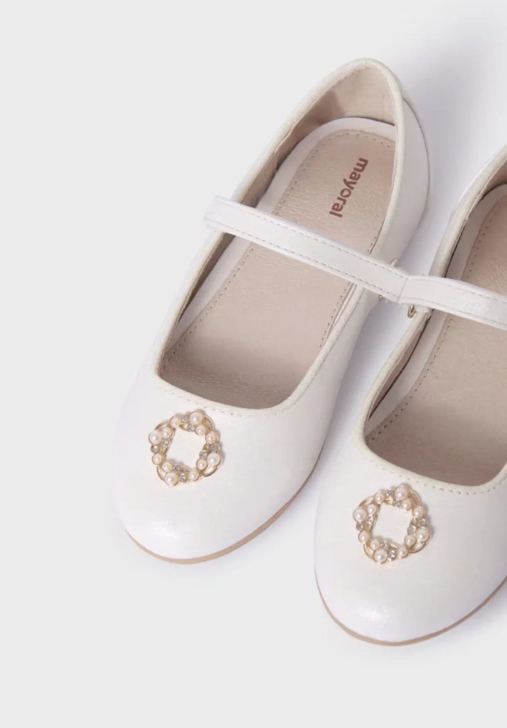 Girls White Mary Jane Shoes