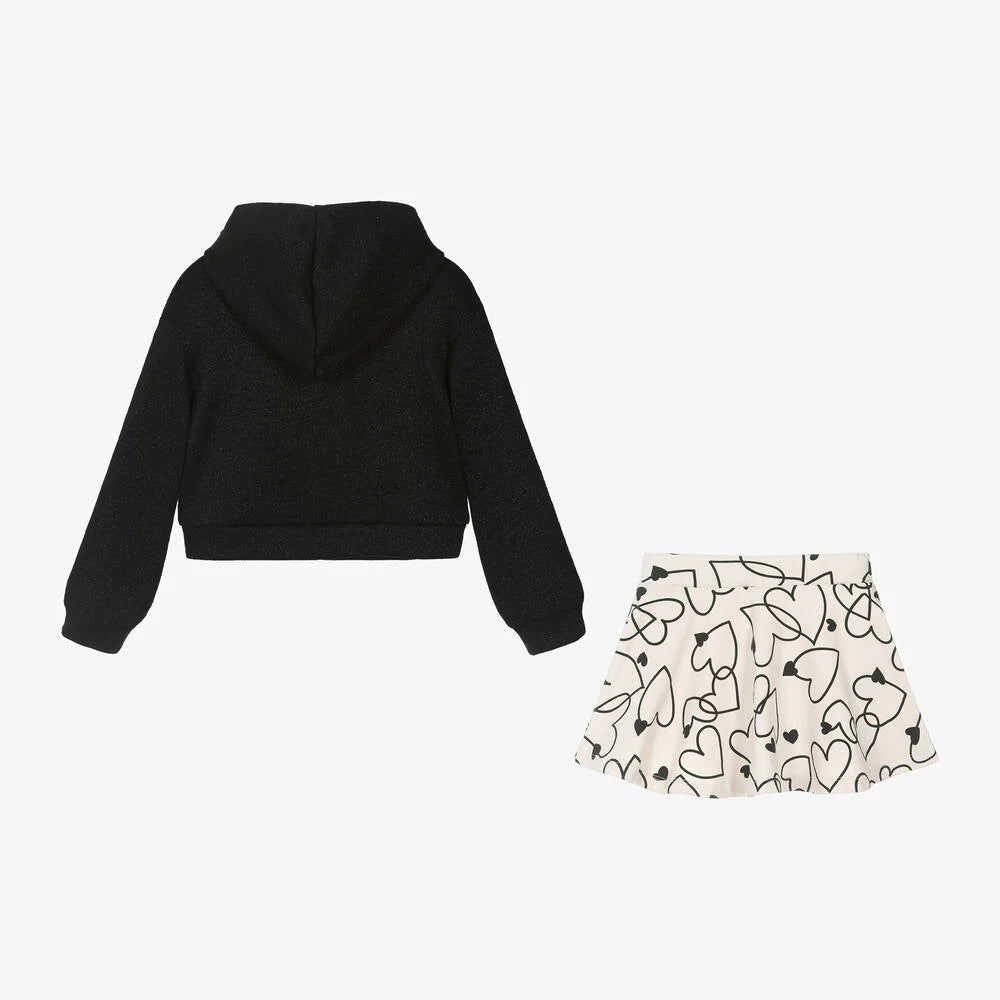 Girls Printed Skirt Set