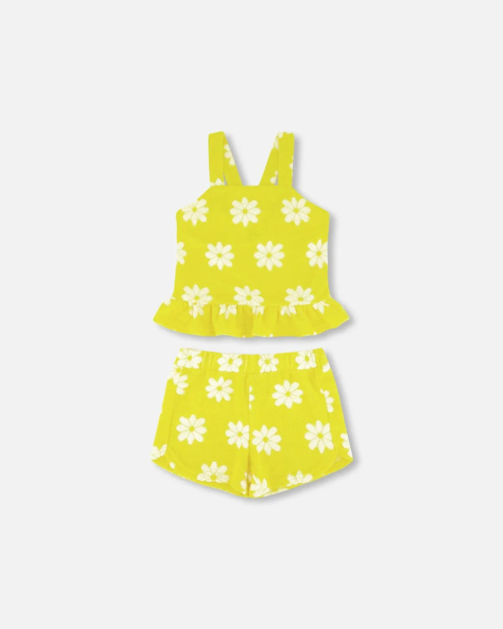 Girls Yellow Terrycloth Set