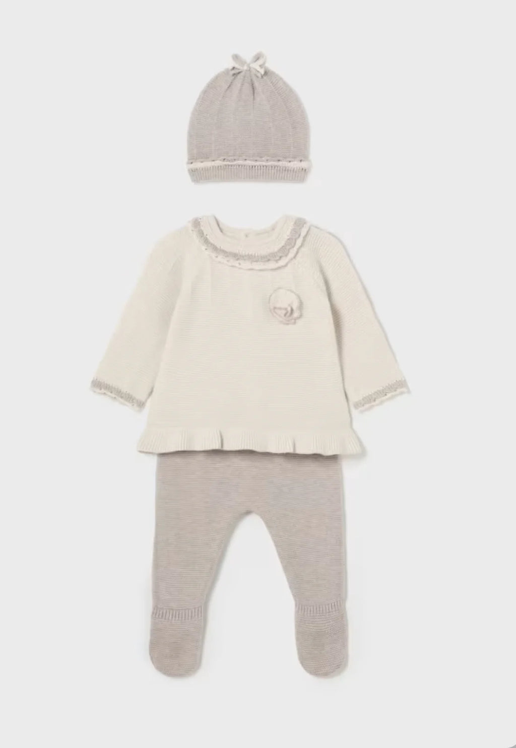 Newborn Girls Knit Set