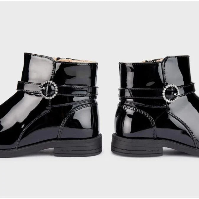 Girls Black Ankle Boots