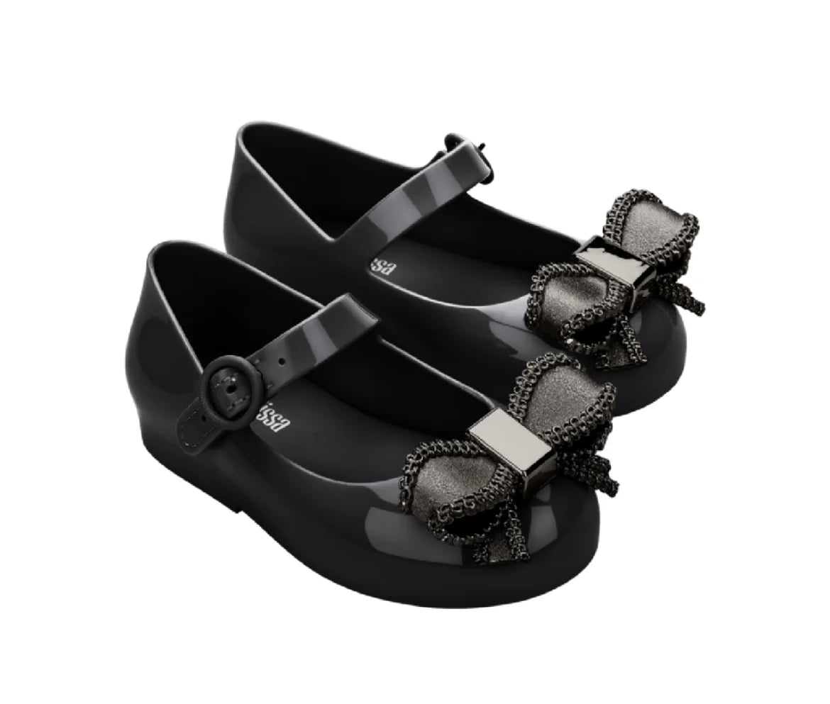 Mini Melissa Black Sweet Love Shoes