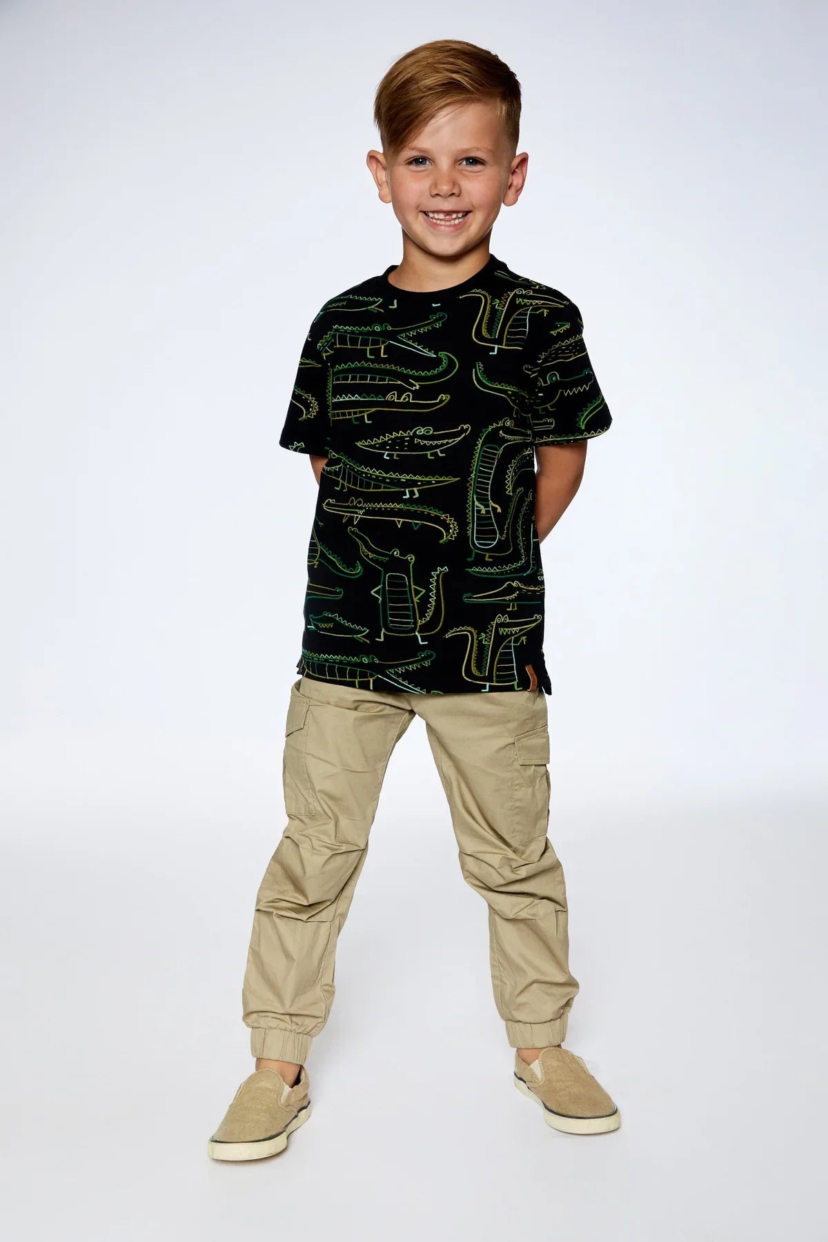 Boys Cotton Print Shirt