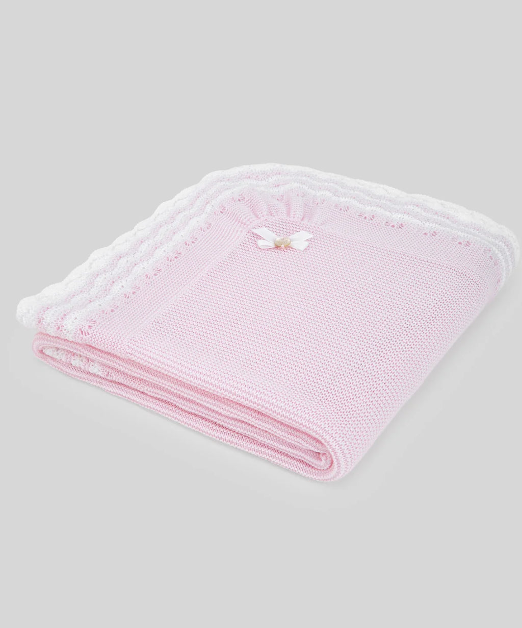 Baby Girls Cotton Knit Blanket