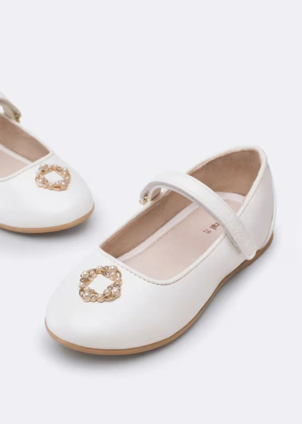 Girls White Mary Jane Shoes