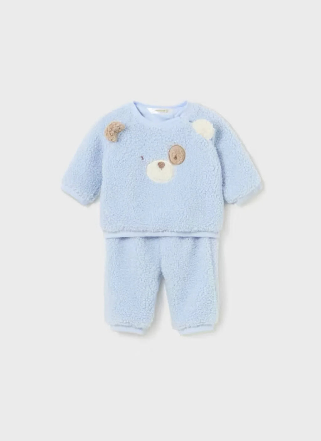 Blue Bear Sherpa Set