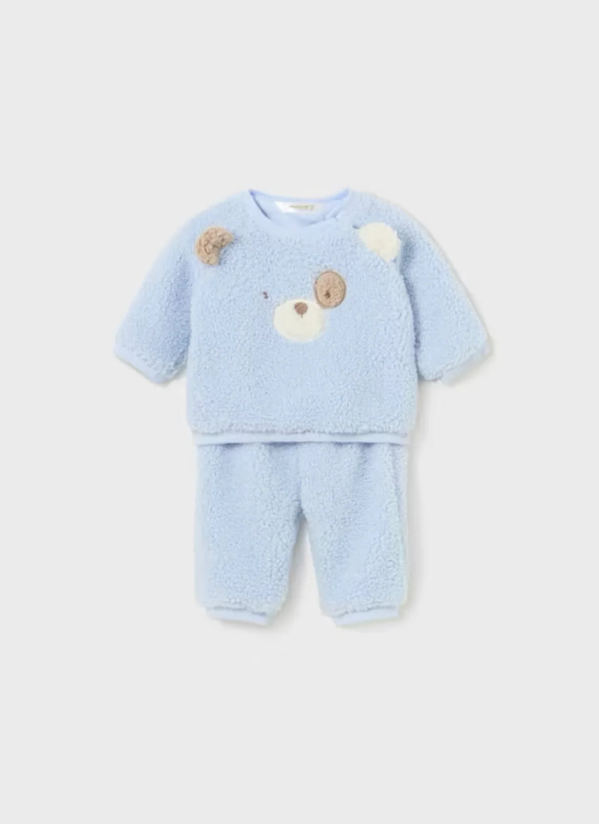 Blue Bear Sherpa Set