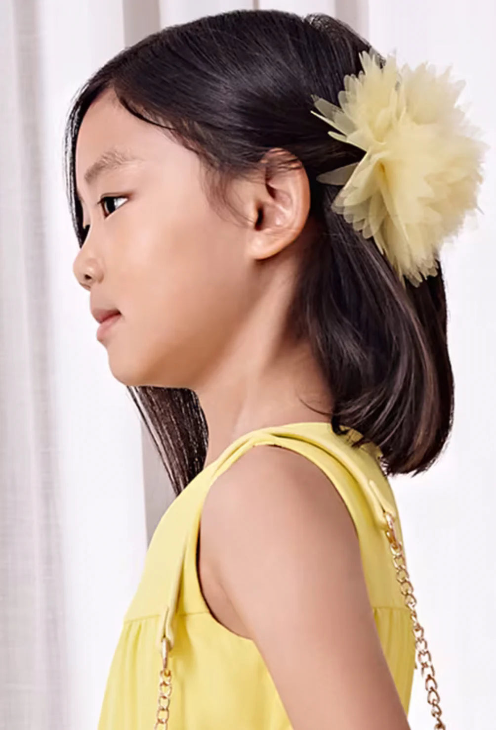 Girls Organza Flower Hair Clip