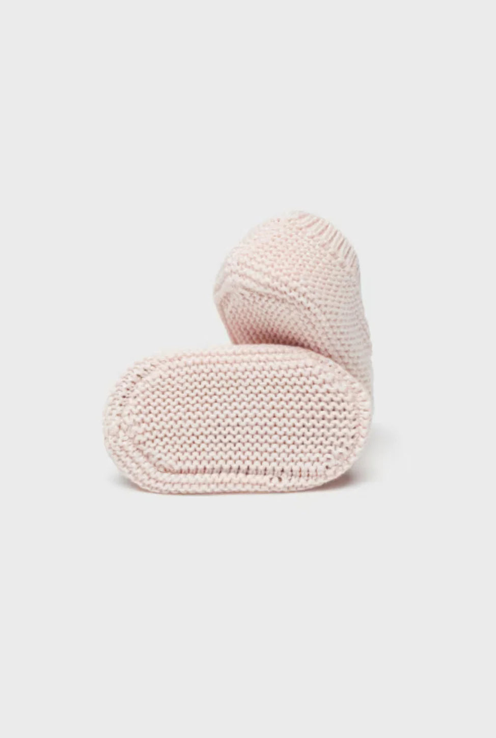 Newborn Pink Knit Booties
