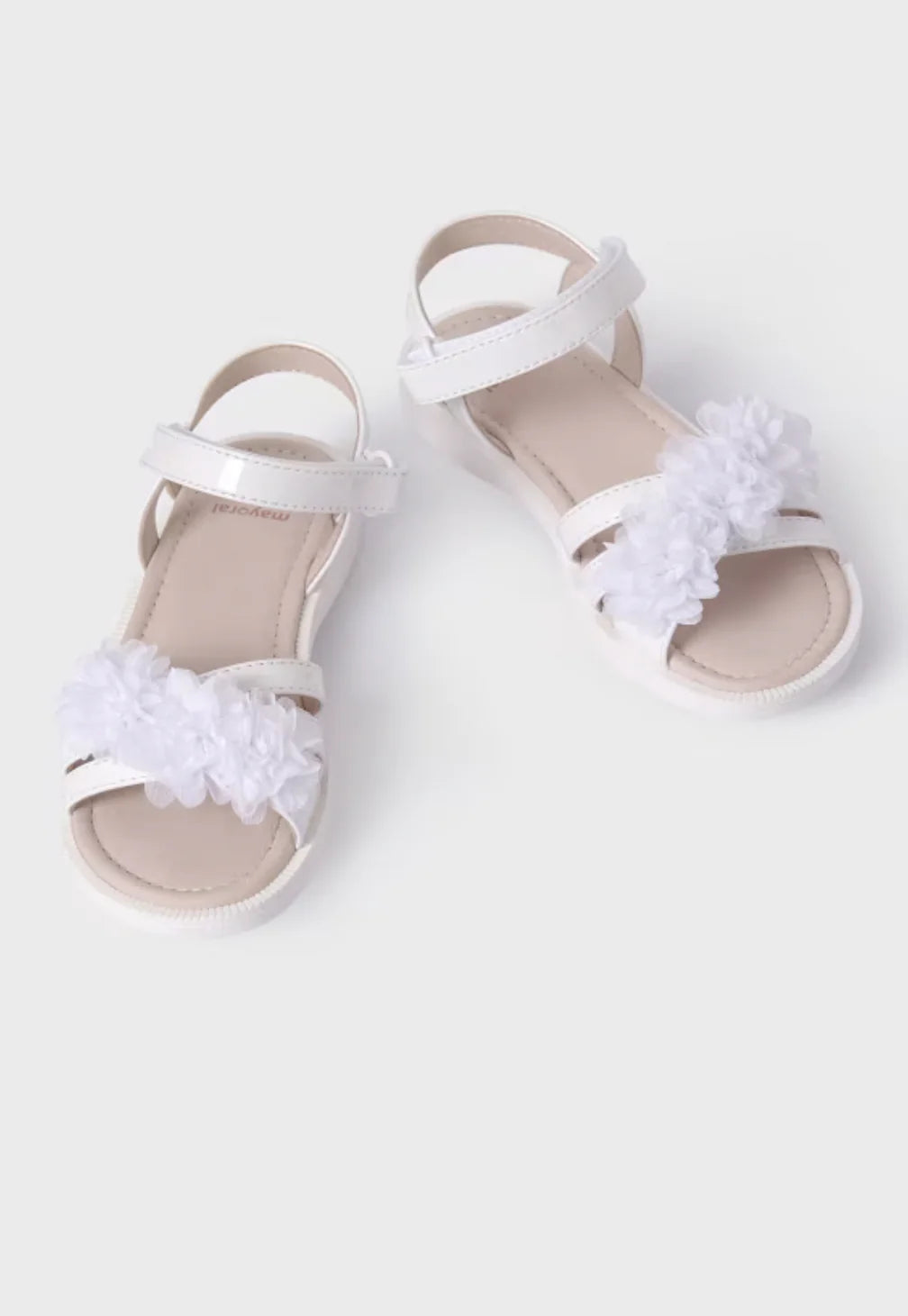 Girls White Sandals